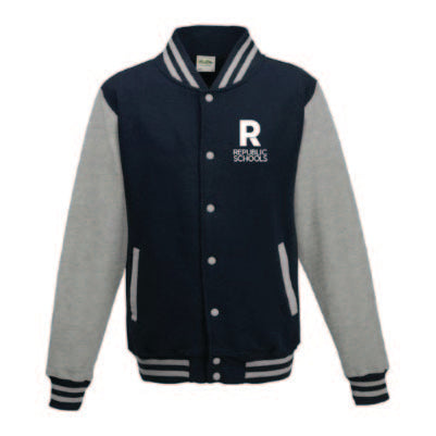 Chaqueta Varsity - Azul Marino/Gris