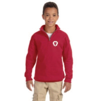 Spiritwear New Poly Layer Quarter Zip- Rojo