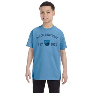 Camiseta de manga corta Spiritwear - Azul claro