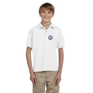 9th-11th Grades Polo- White