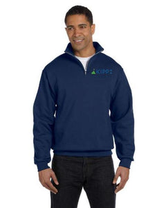 ¼ Zip Blue Sweatshirt Adult