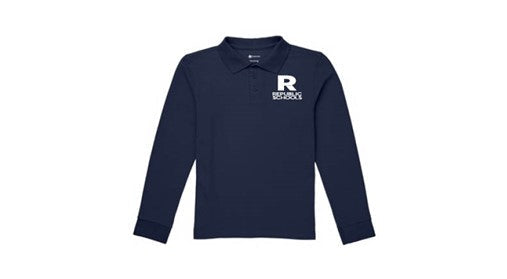 Navy Long Sleeve Polo